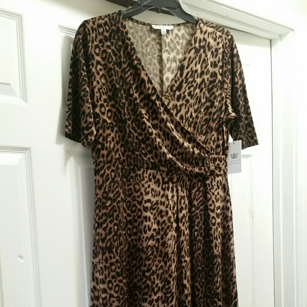 leopard print maxi dress